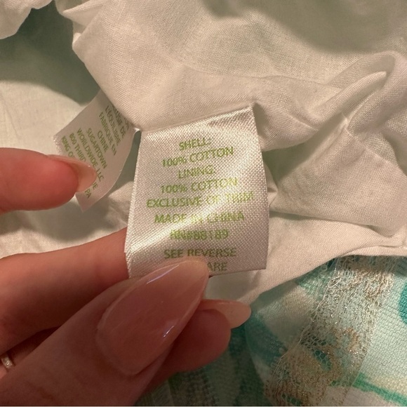 lilly pulitzer first impression blue and green floral halter top shift dress - Picture 7 of 8